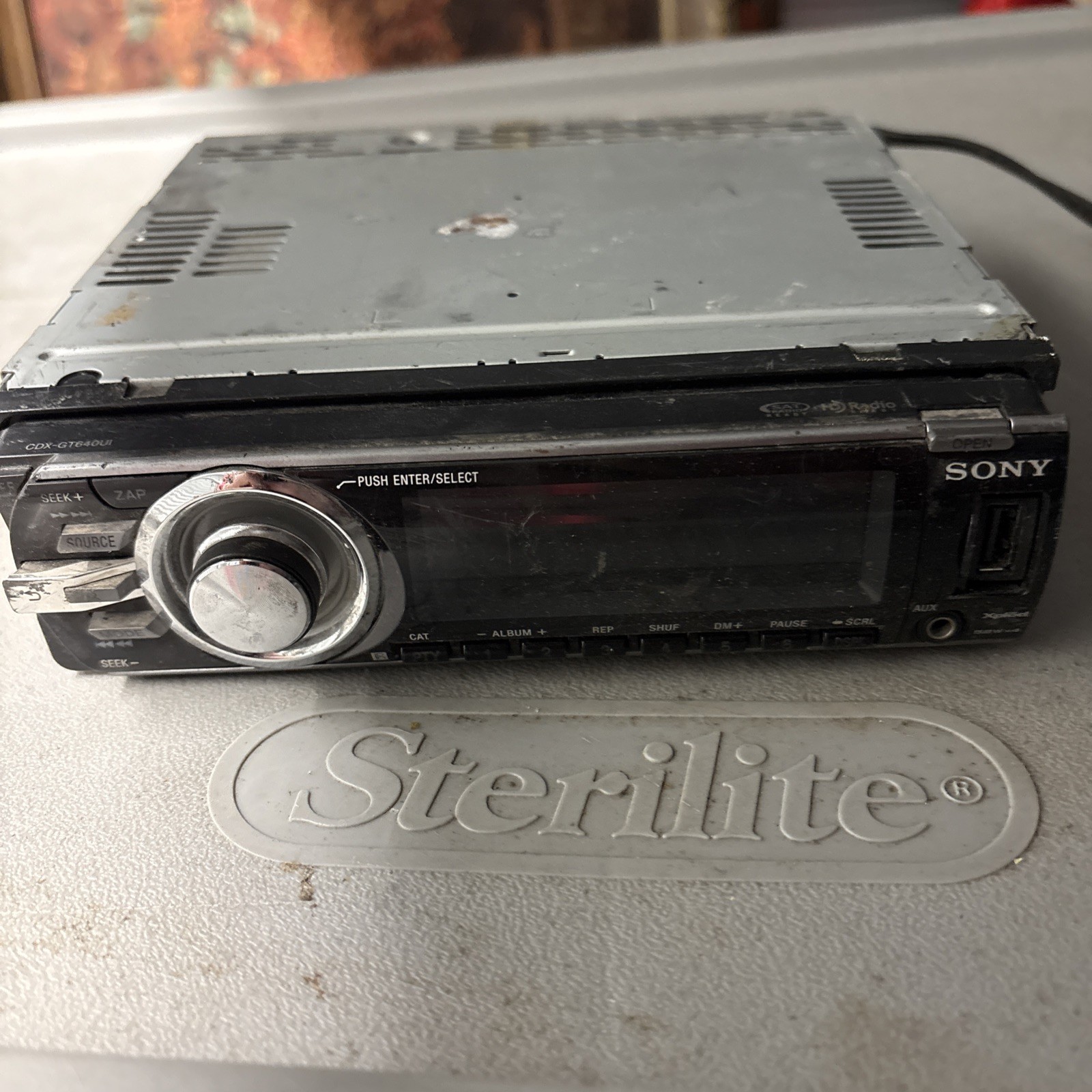 Sony Xplod CDX-GT640UI FM/AM Compact Disc Player