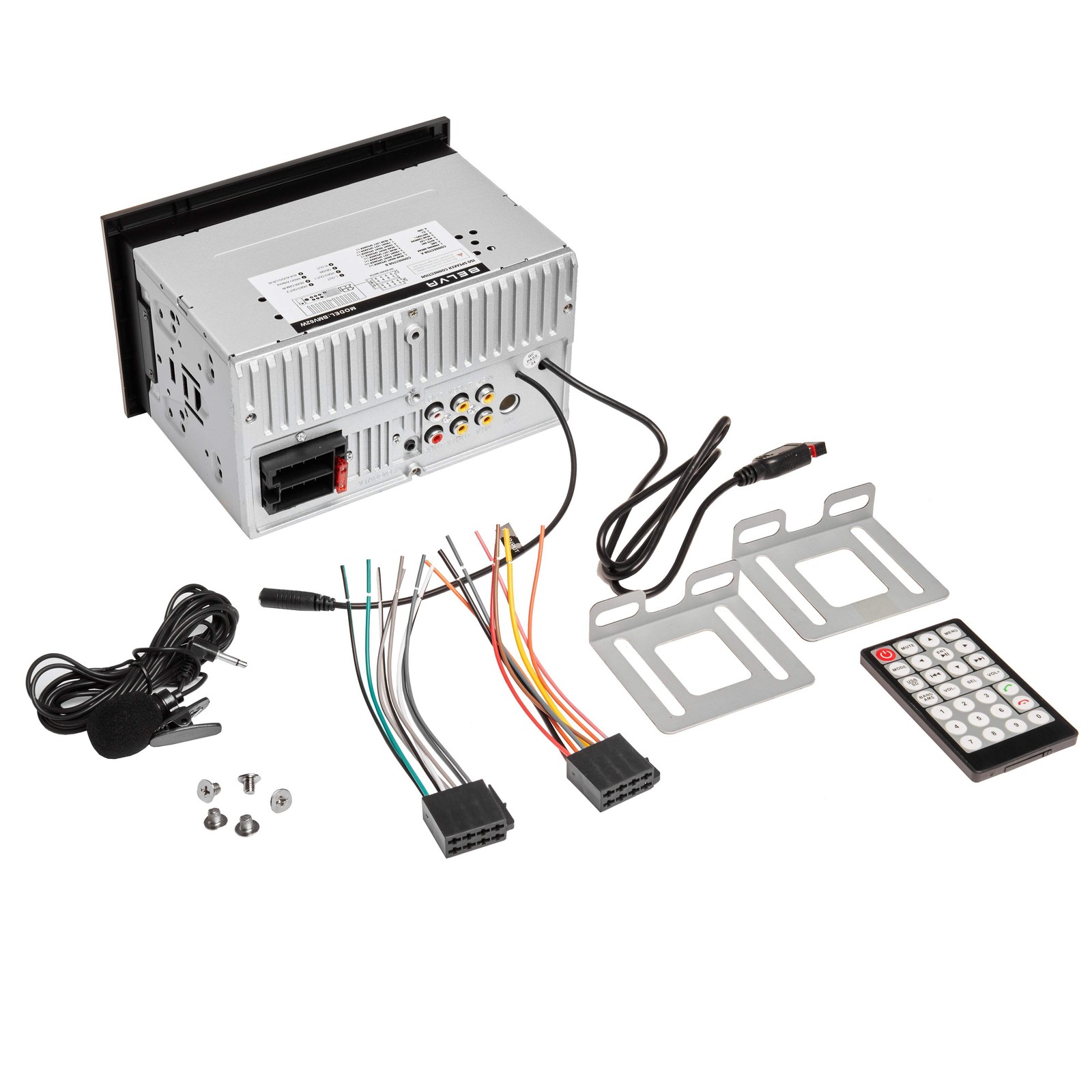 BMV62W 6.2″ Double DIN Touchscreen Bluetooth Car Stereo Receiver