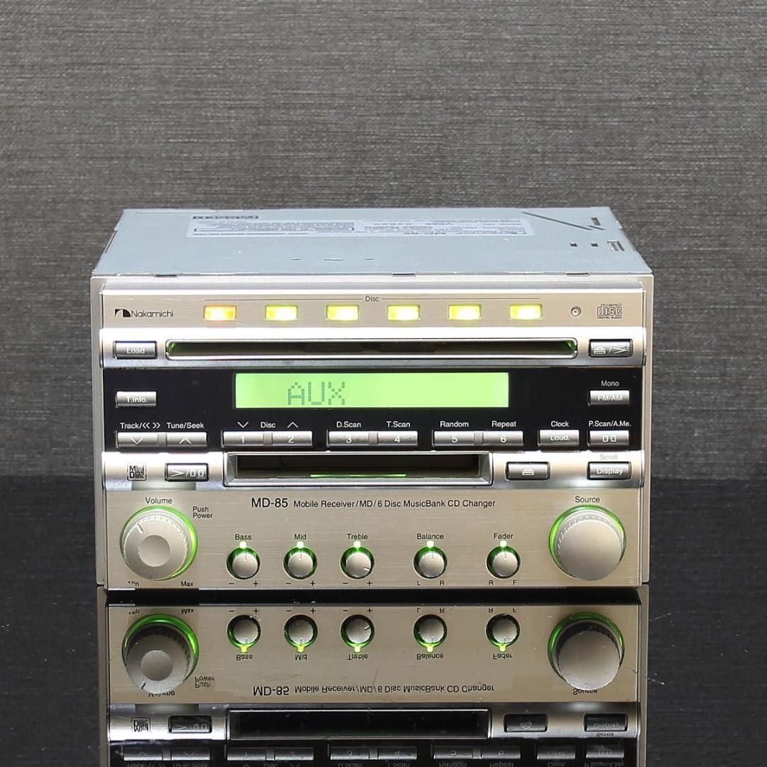 Nakamichi MD-85 Car Audio 6 CD Changer MD Player 24bit DAC Mint Pre-owned Japan