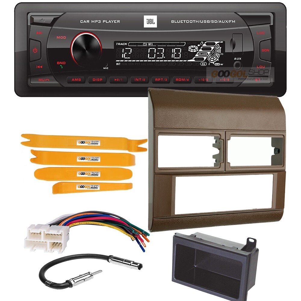 JBL MP3 Digital Media Car Stereo Radio Beige Dash Kit for 1988-94 CK Pickup 1500