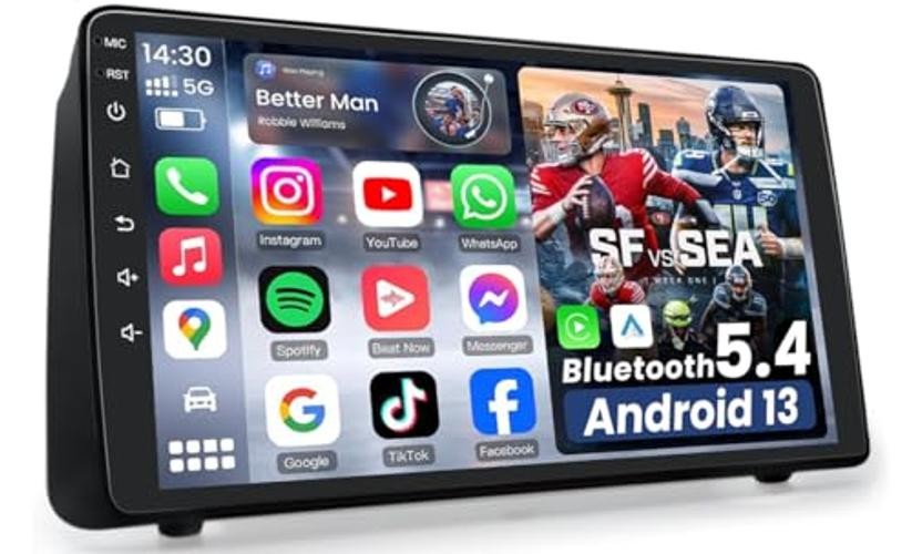[4G+64G] Car Radio Stereo for Dodge Grand Caravan 2011-2020: Upgrade 9 Inch