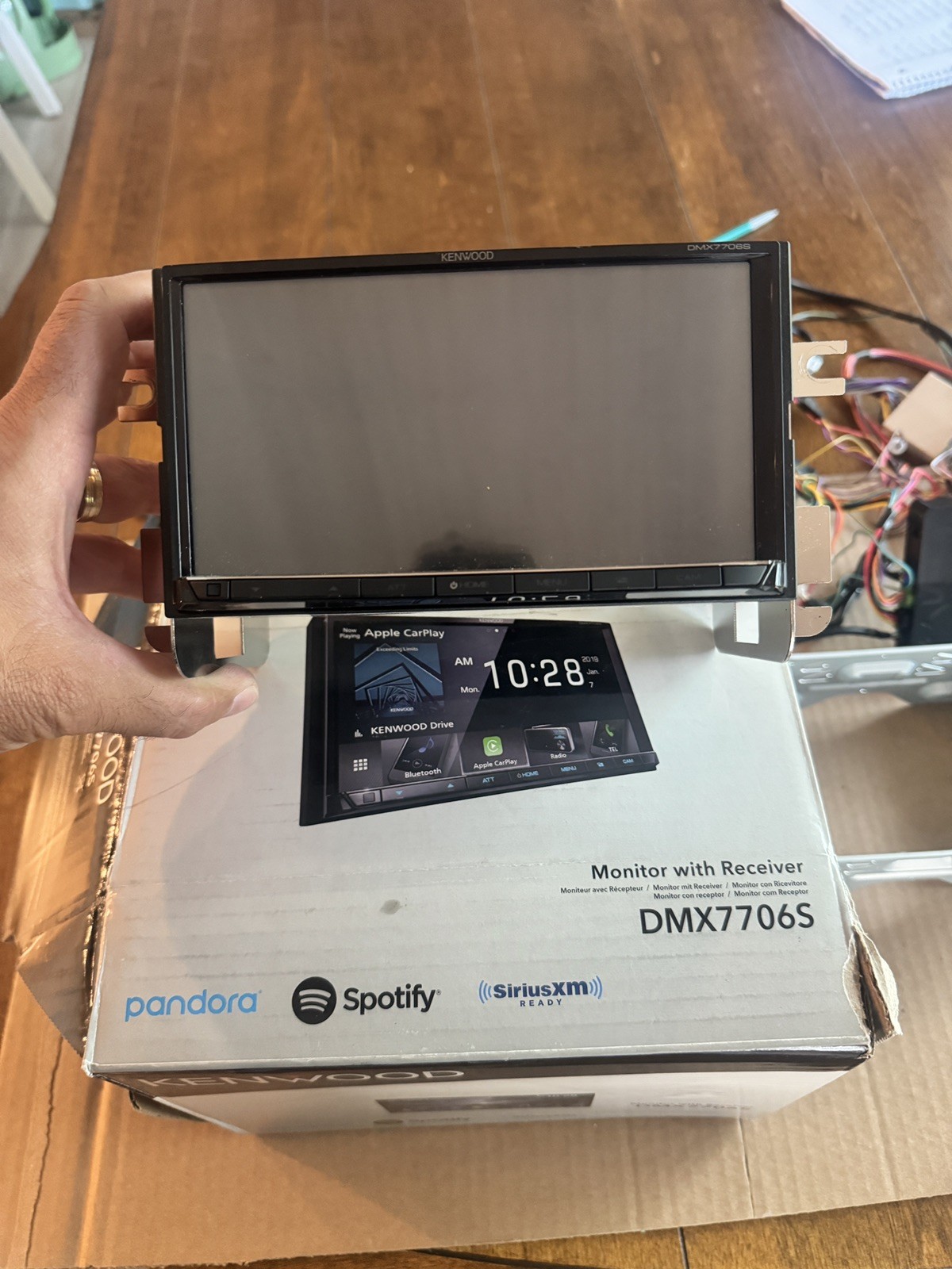 Kenwood DMX7706S + iDatalink Maestro RR 2010-2014 Mustang CarPlay Dash Kit