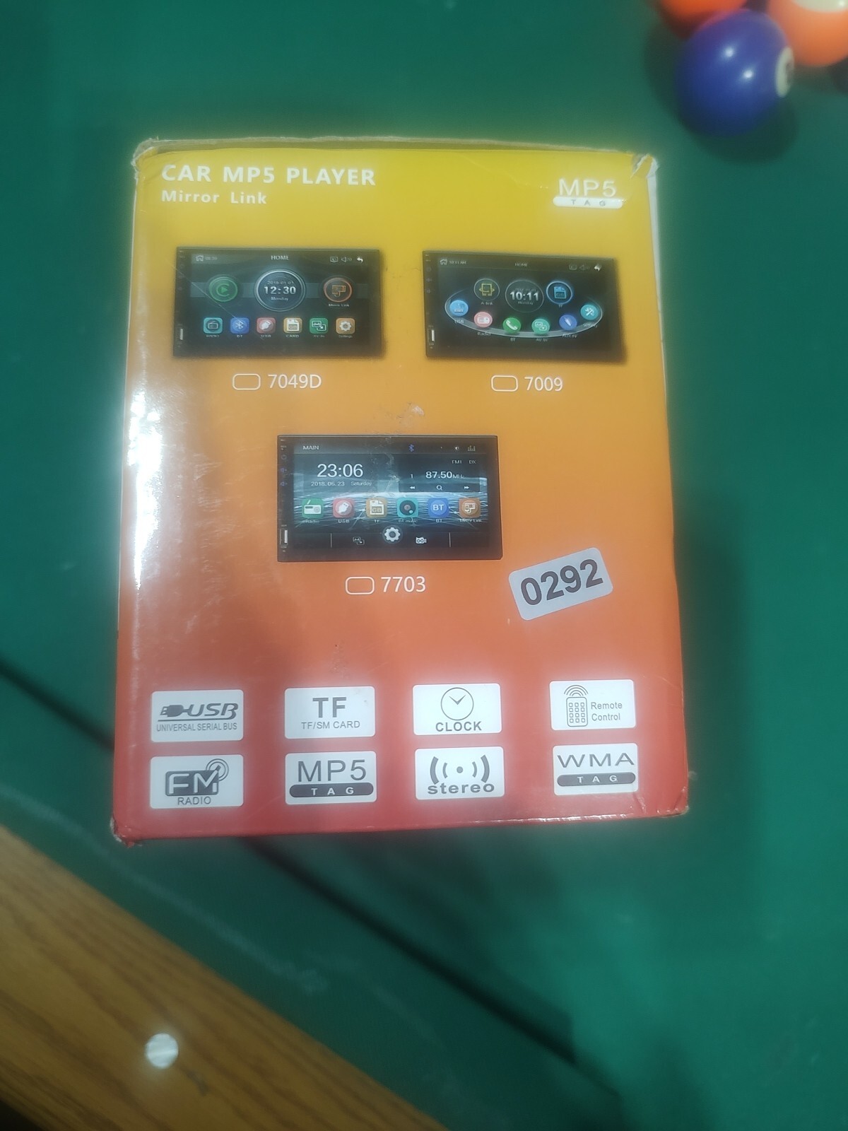 Car MP5 Player Mirror Link 7049-CP