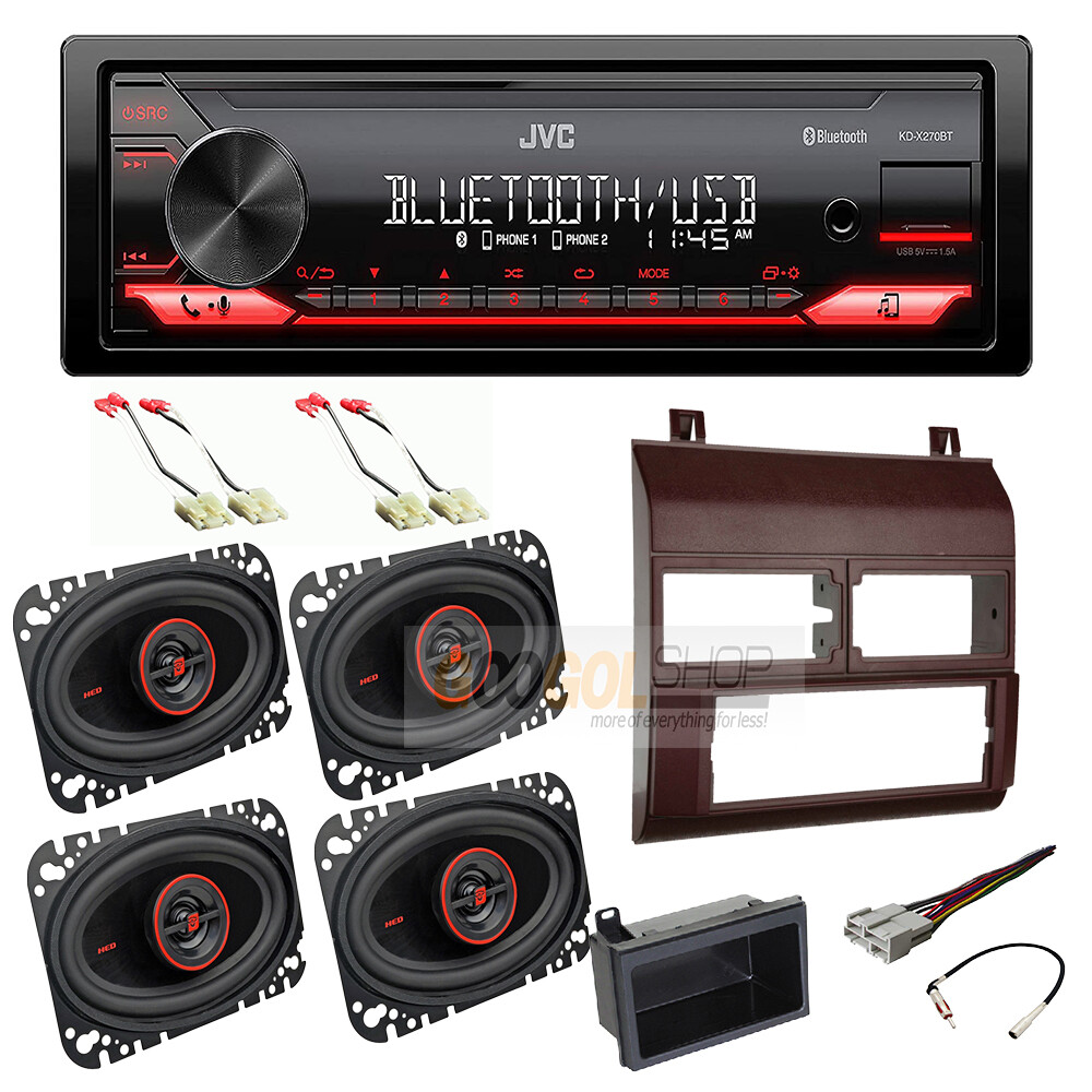 JVC Stereo + Install kit Radio 4″x6″ Speakers For 1988-1994 GM C/K 1500, 2500 RD