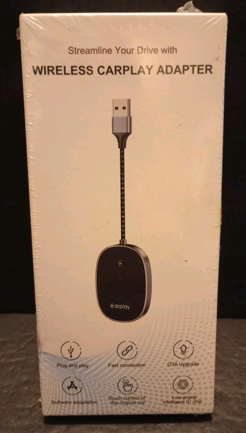 Vevavi Wireless CarPlay Adapter 2024 Upgraded, Compatible with iPhone
