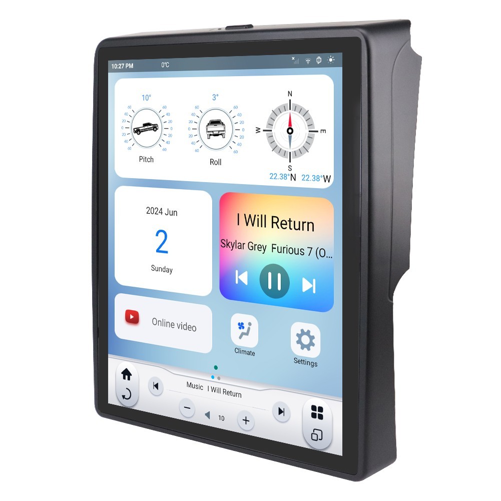 LINKSWELL GEN6 “T” Style Radio for Dodge RAM 2013-2019 Carplay Android Auto GPS