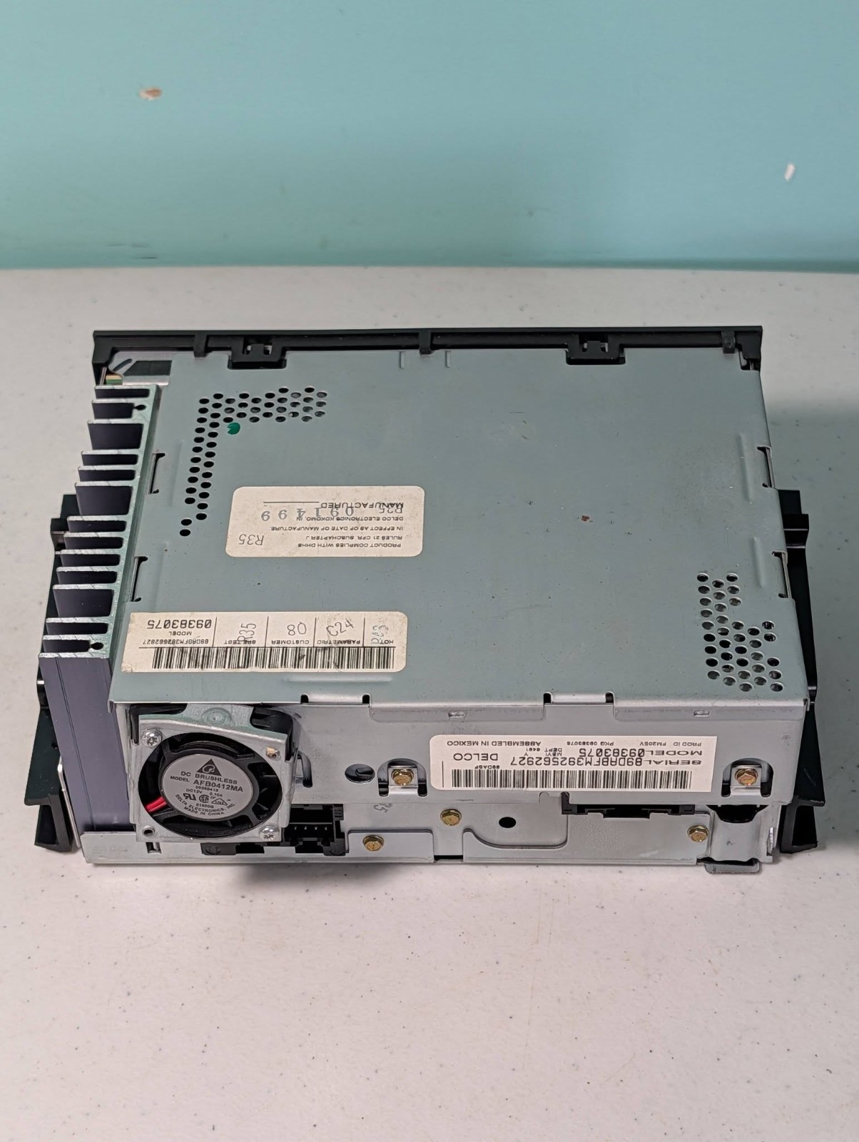 AC Delco Electronics CD Player Car Radio Am/Fm In Dash Unit Untested