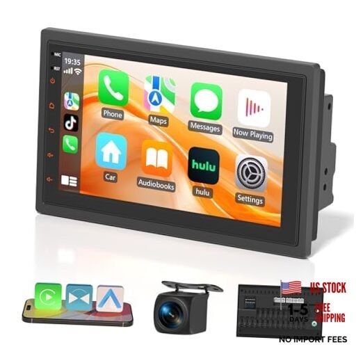 7″ Wireless Double Din Car Stereo with Bluetooth, 7″-Double Din-2G+64G