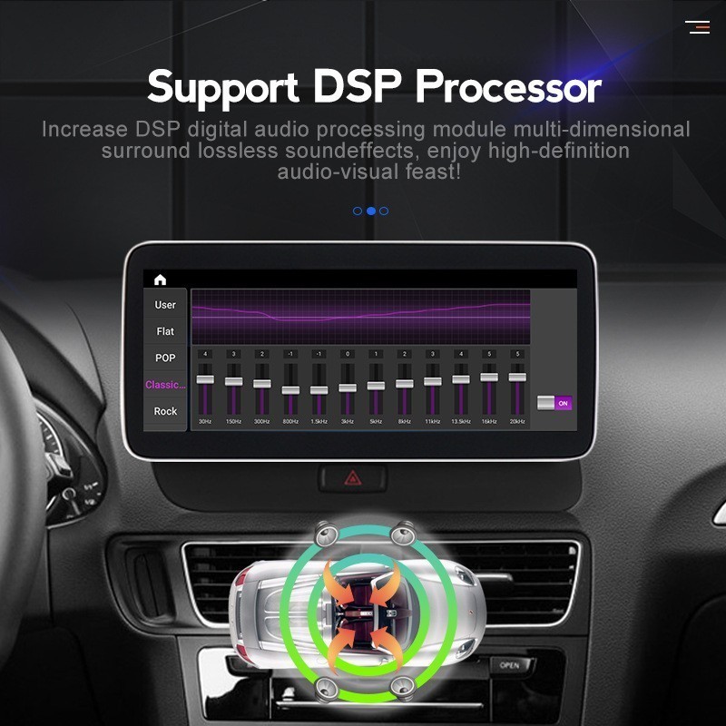 12.3″ Android Car Stereo Radio Apple Carplay GPS BT 8+128G For Audi Q5 2009-2017