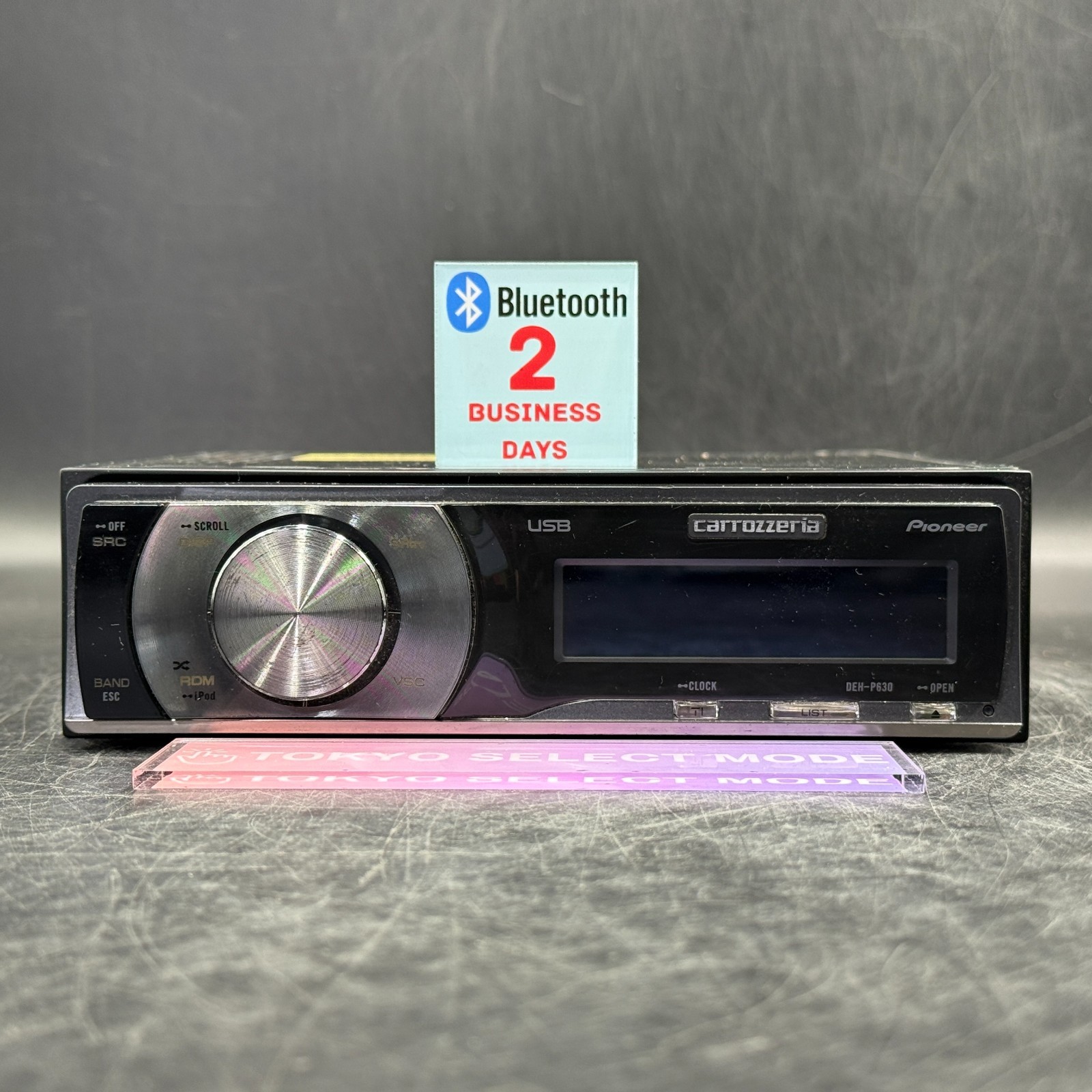 Pioneer Carrozzeria DEH-P630 1DIN Car Audio CD USB Player Added Bluetooth Stock