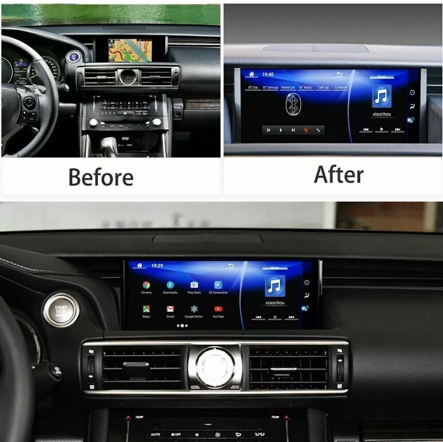 10.25″ Car Stereo player For Lexus IS RC 2013 2014 2015 2016-2019 Stereo Radio