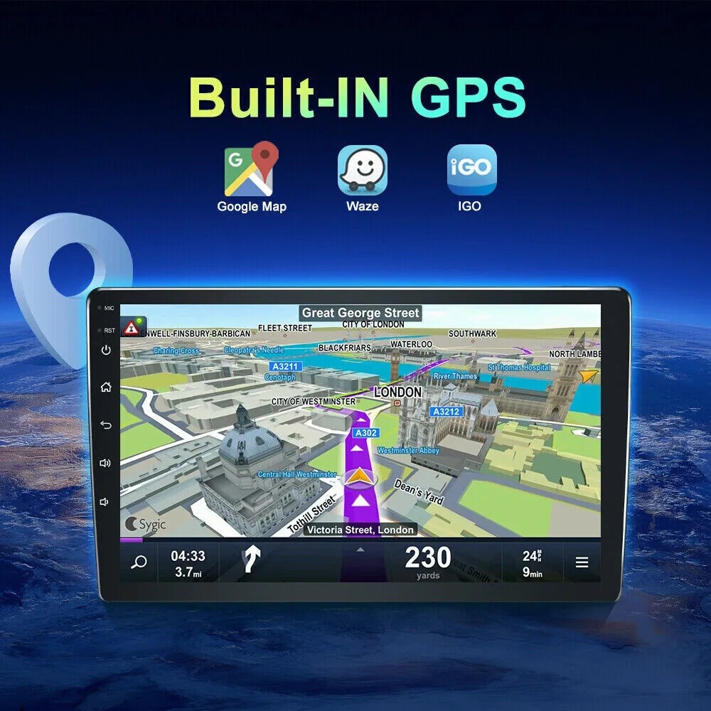 9″ For TOYOTA FJ CRUISER 2007-2013 Car Radio Android 13 Apple CarPlay GPS Stereo