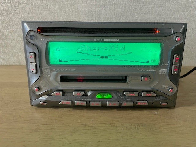 Kenwood DPX-5300M 2DIN Car Audio CD MD Player Operation Confirmed Very Good