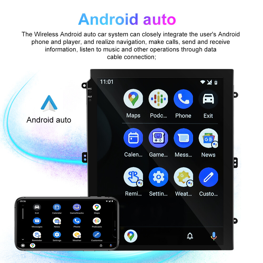 For 14-22 Jeep Grand Cherokee Android Carplay Car Stereo Radio GPS Navi 64G
