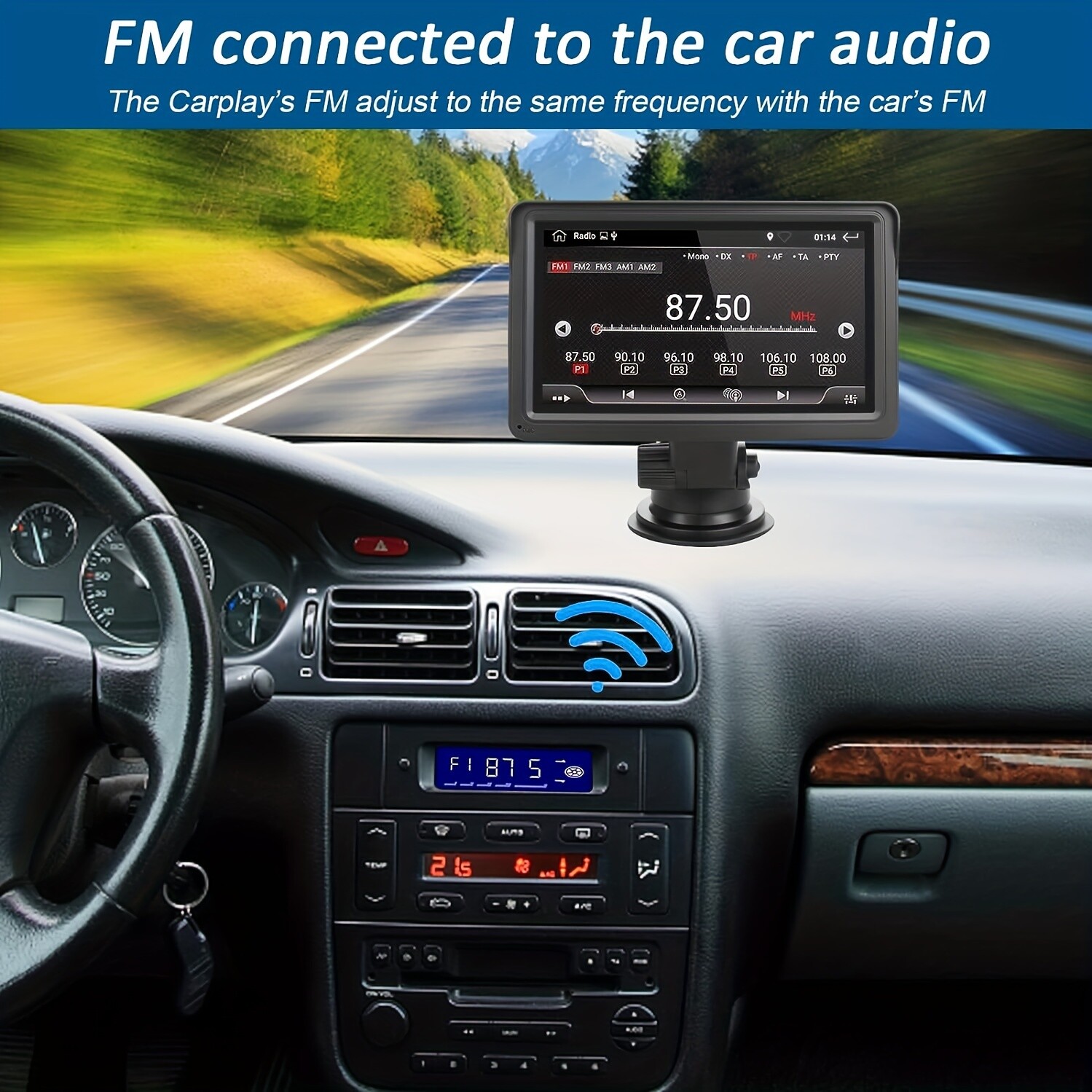 Portable car stereo wireless Carplay Android automatic 7 “touchscreen MP5 player