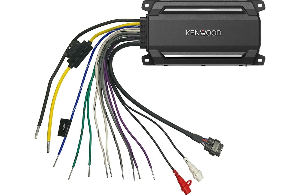 Kenwood KAC-M5024BT Marine Amp with 6.5″ Coaxial Speakers