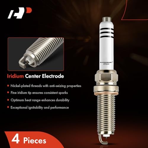 Iridium & Platinum Spark Plugs Compatible with Mercedes-Benz C300, C350e,