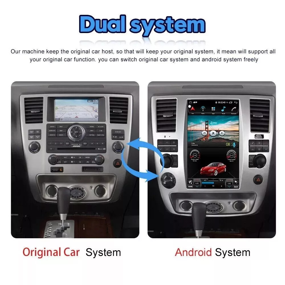 12.1″ For Infiniti QX56 2009-2010 Android Car Radio Stereo GPS Navi Carplay 64GB