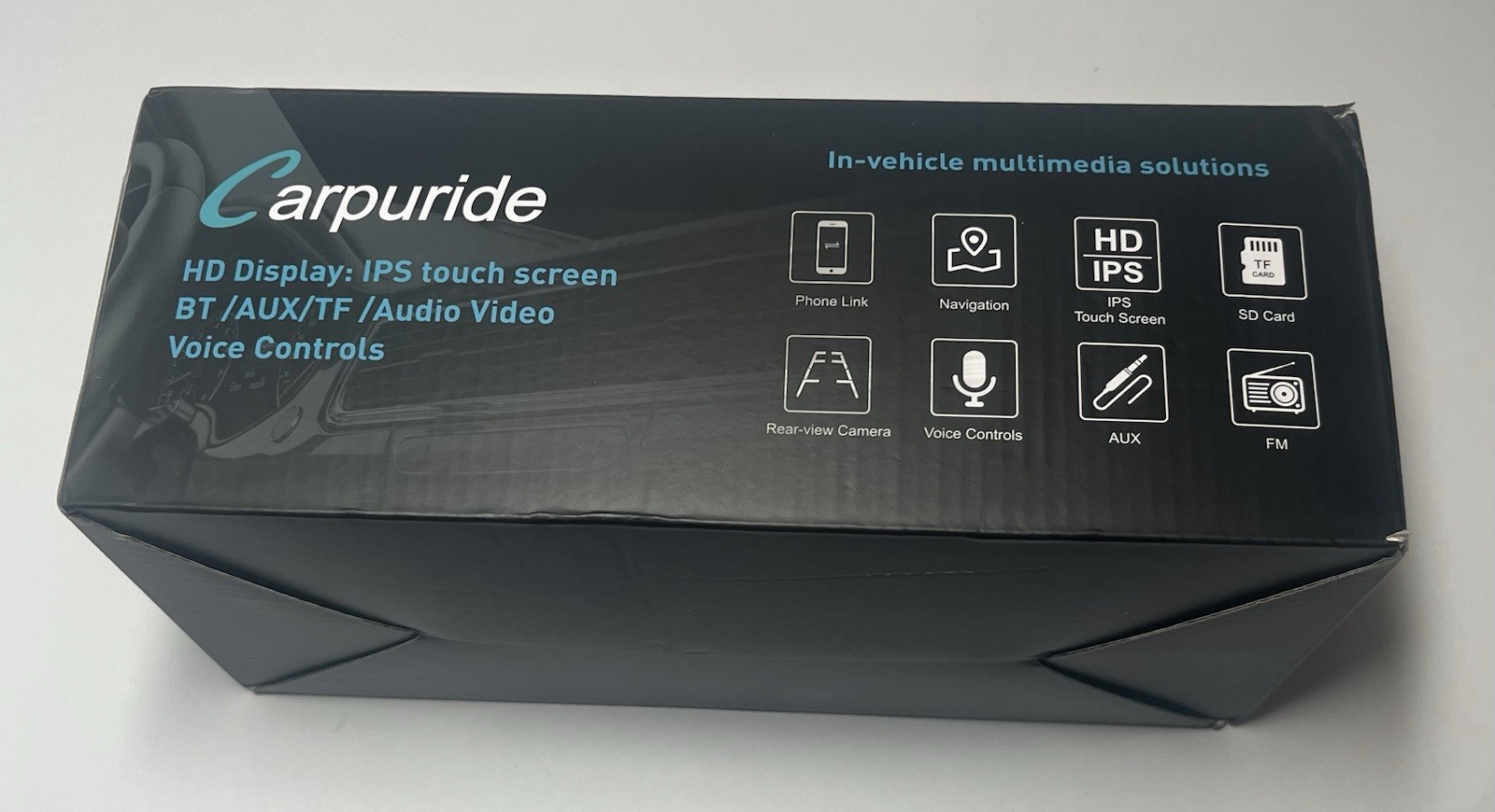 Carpuride C92 Portable Car Carplay Compatible w/ Apple Carplay, Android