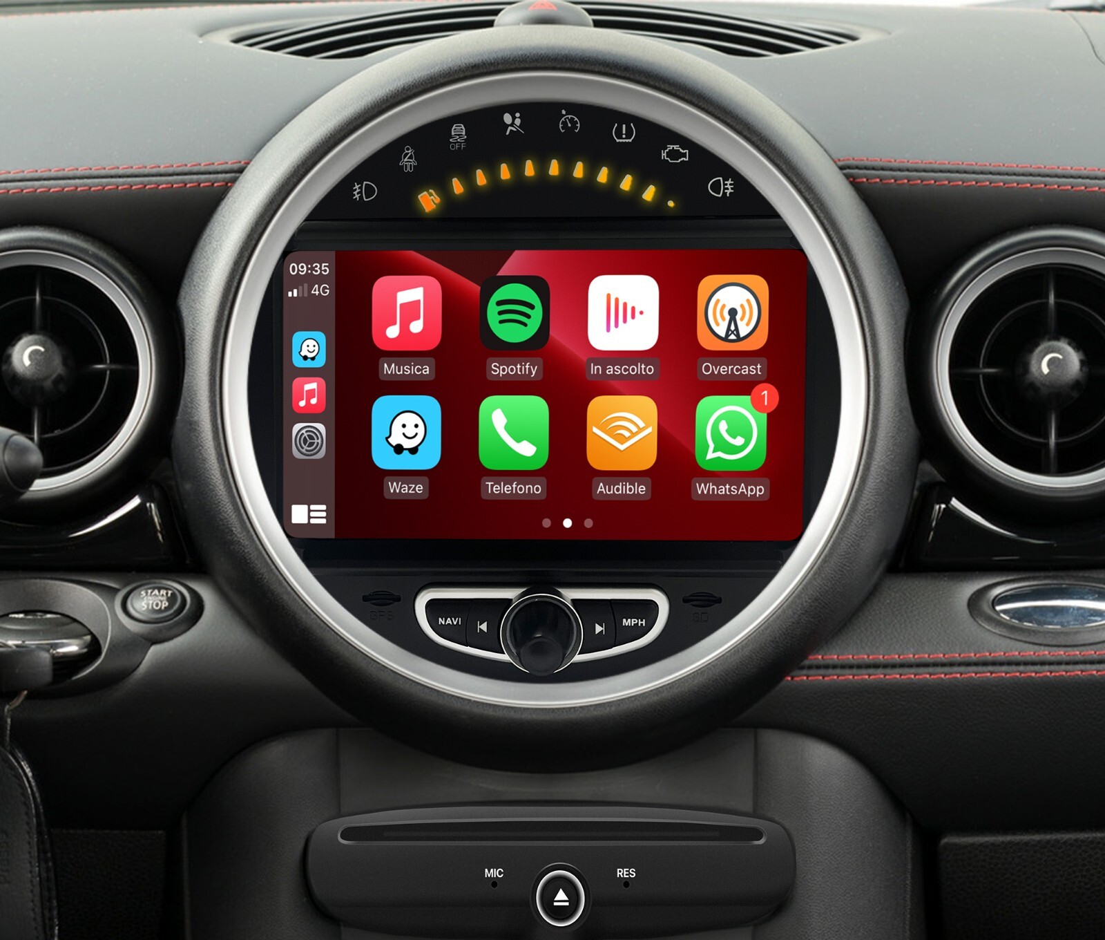 Android Stereo Touch screen For BMW Mini Cooper R56 R57 R58 Upgrade 256G ForUSA