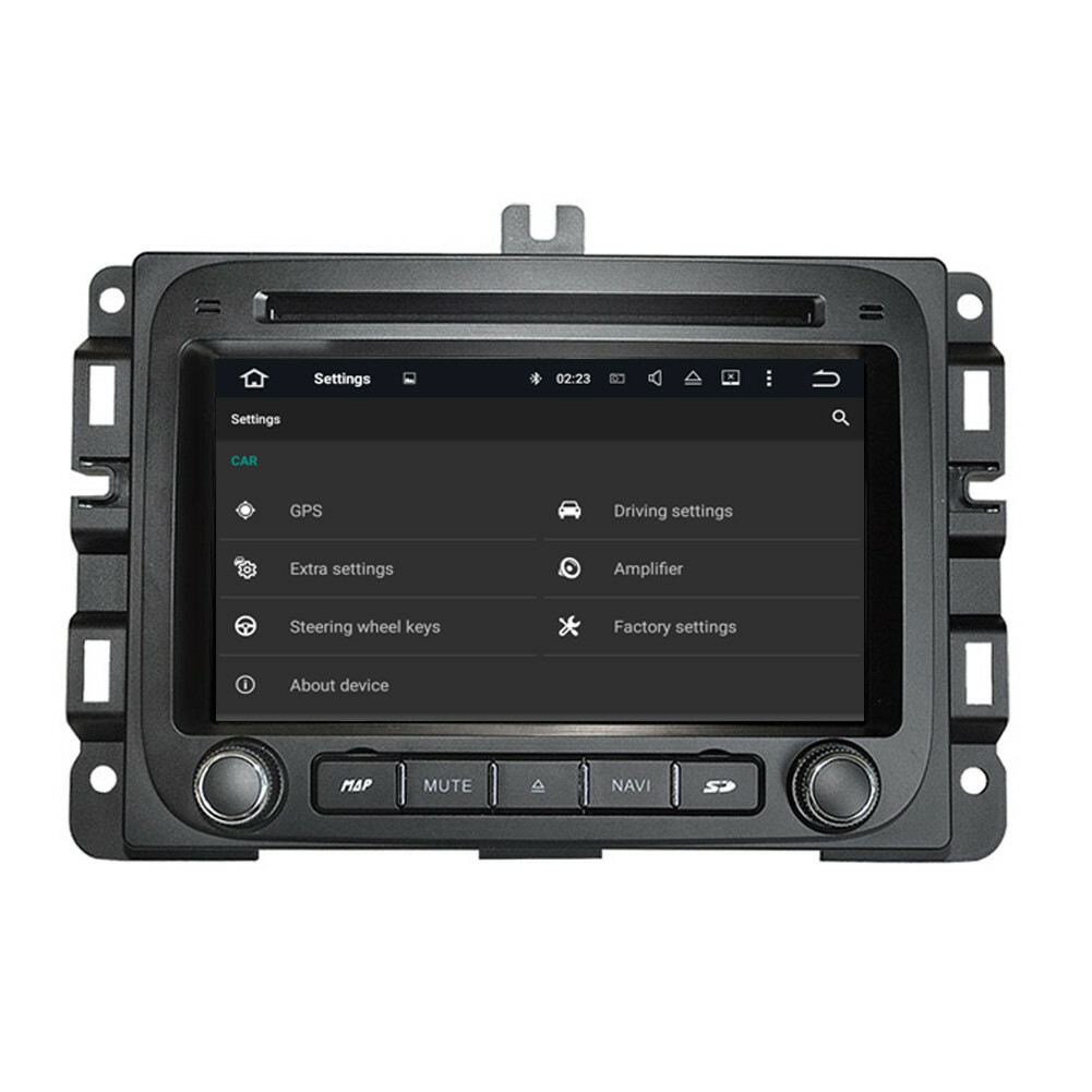 Android Unit For Jeep Dodge RAM 1500 2014-2017 4+64GB Car GPS Navi Stereo Radio