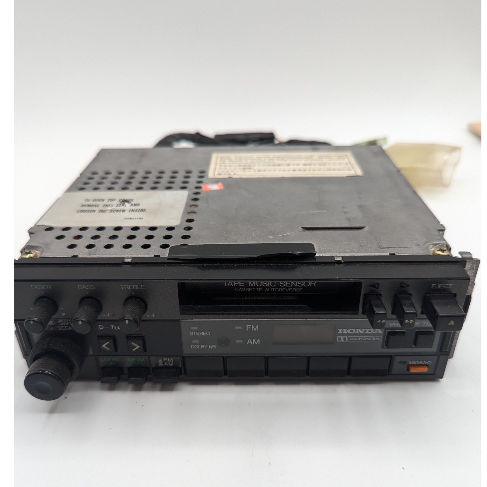 Honda Car Stereo Cassette Player AM FM Radio Matsushita CQ-LH131A Japan Vintage