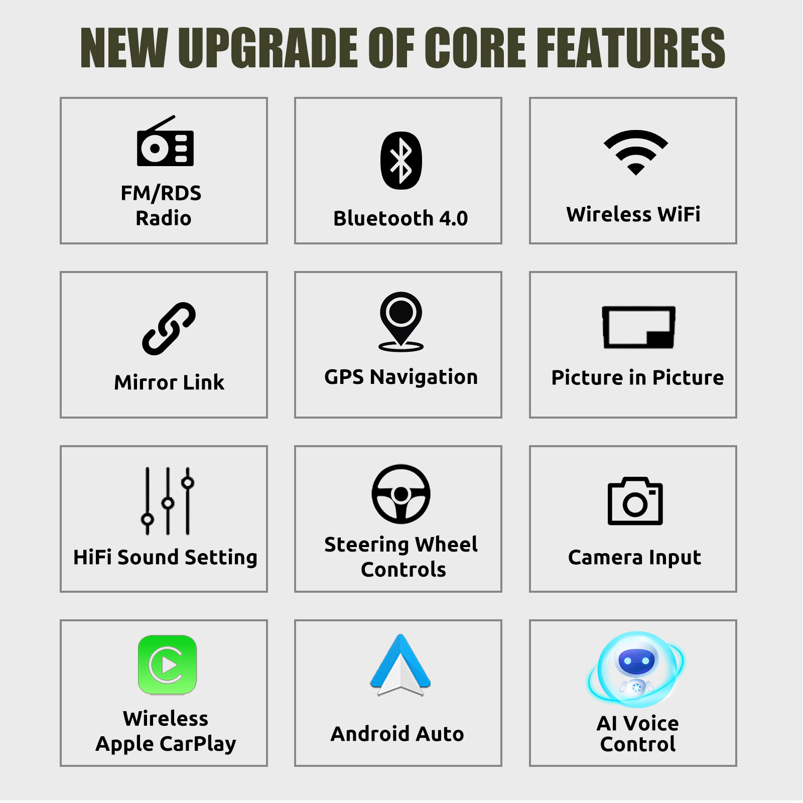 9″ Carplay For 2014-2018 Dodge Ram 1500 2500 3500 Android12 Car Stereo GPS Radio