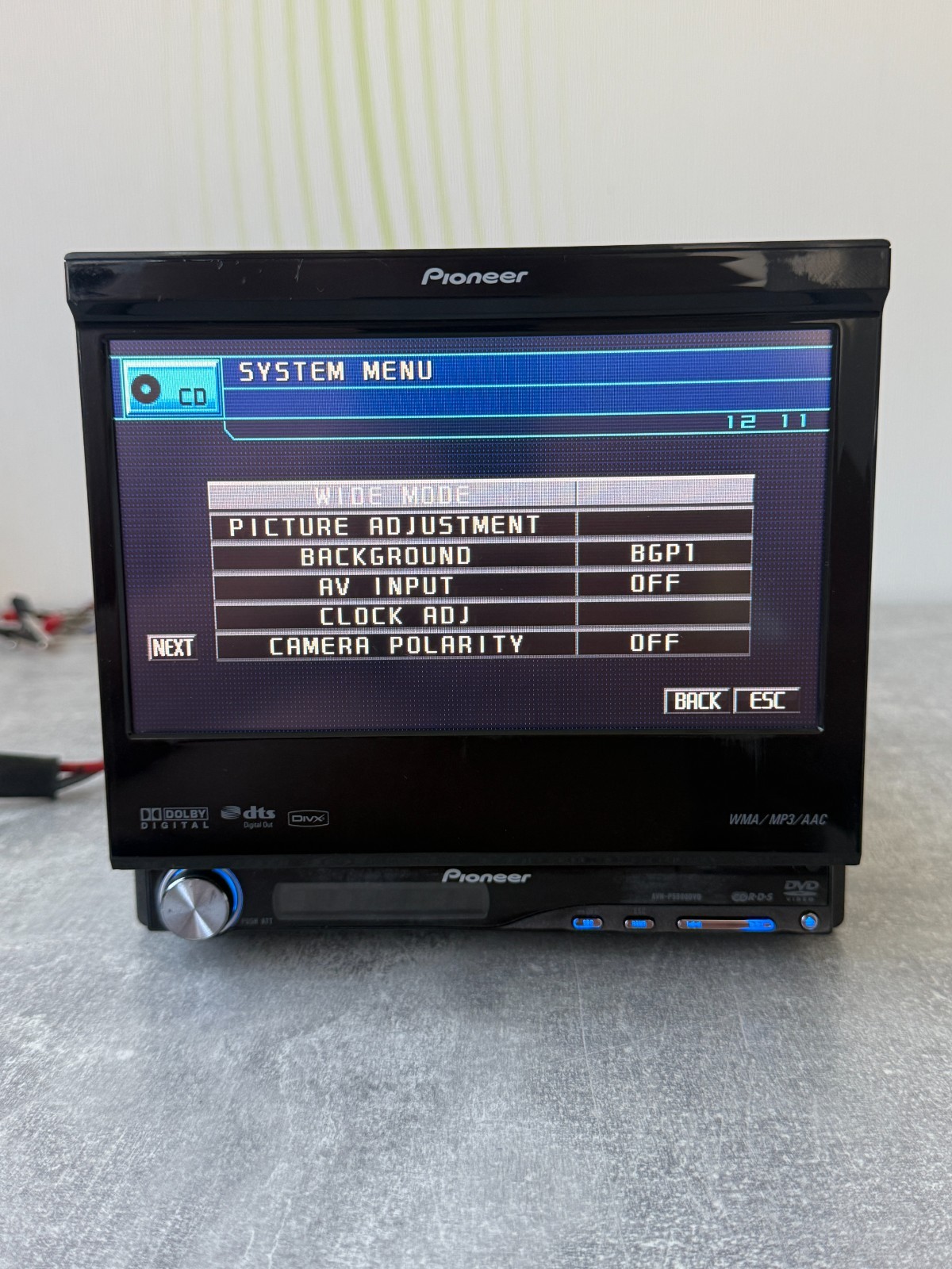 Pioneer AVIC-P5900DVD GPS Navigation DVD Head Unit Car Stereo Multimedia Receive