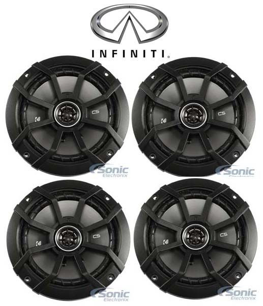 Kicker 6.5″ Front/Rear Car Speaker Kit for 2004-2005 Infiniti M45