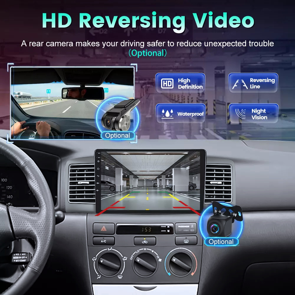 64G For Toyota Corolla 2003-2008 Android Auto Car Stereo Radio carplay 1280*800