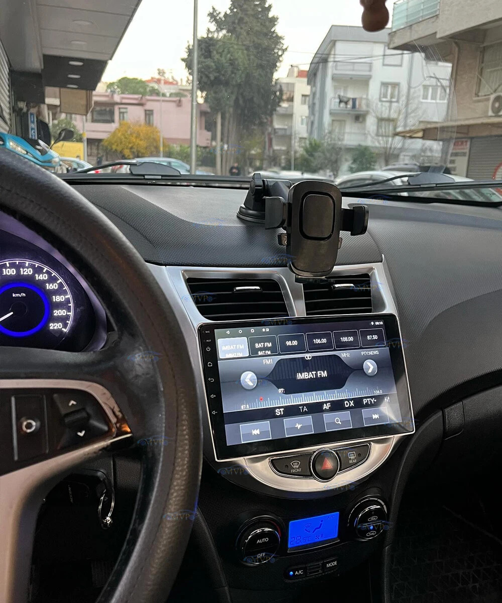 For 2012-2017 Hyundai Accent Apple CarPlay Car Radio Android 15 GPS Stereo WIFI