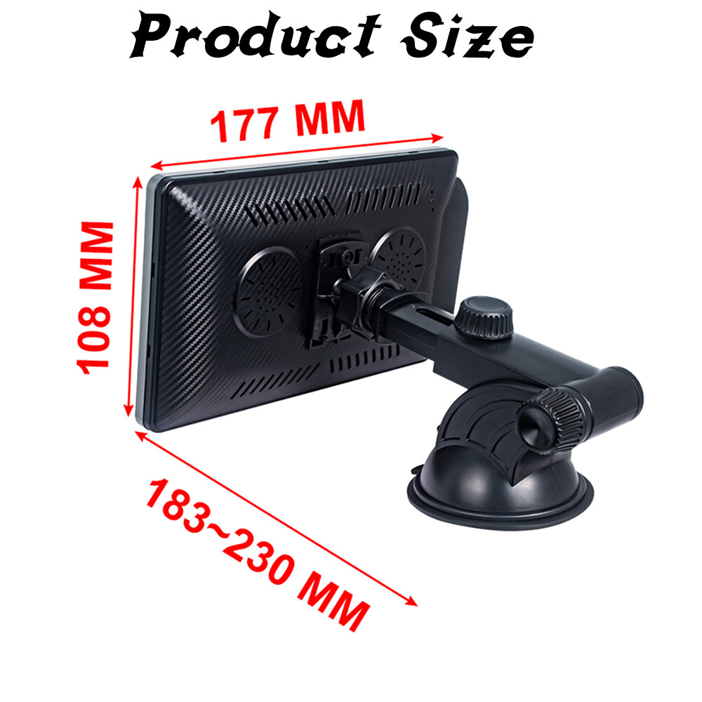 7” 2.5D IPS Portable Car Radio Android Auto Apple Carplay TouchScreen Bluetooth