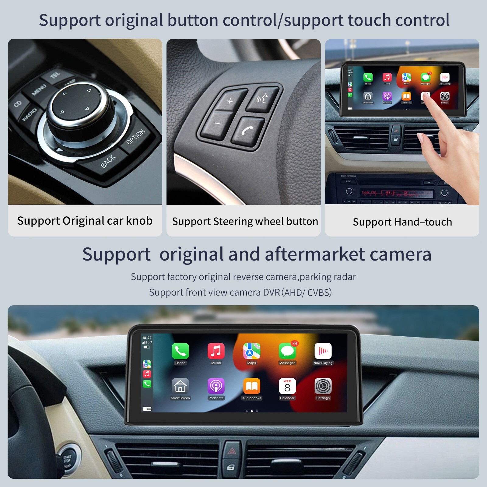 BMW X1 Series E84 2009-2015 CIC 10.25” Wireless Carplay/Android Auto Touch