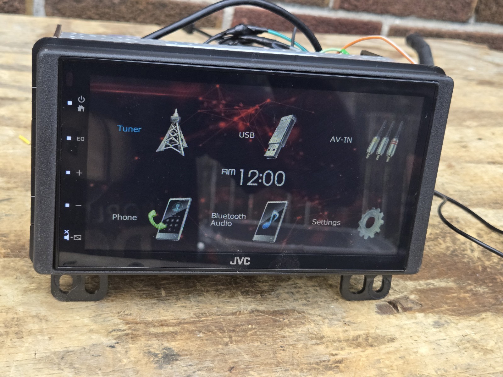 JVC KW-M180BT 6.8″ Short DMR, USB Mirroring, 1Cam, 2V,Fast Startup – Used, Good