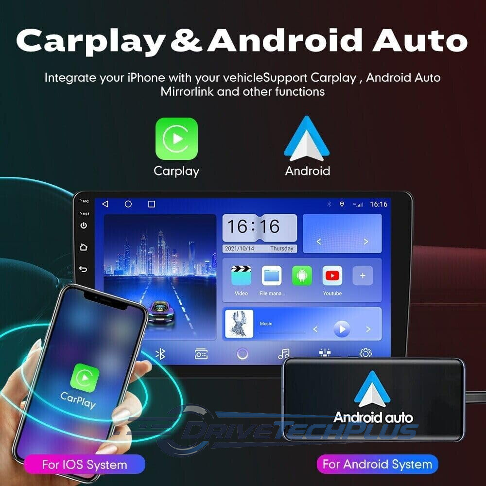 7 inch Android 12 Double 2DIN Car Radio Stereo CarPlay GPS BT 2+32GB For Chevy