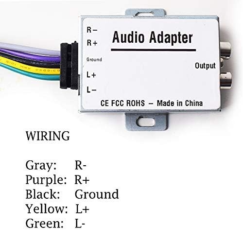 Reliable Hi-Low Signal Converter for Superior Sound Quality – 30-Day Guarantee