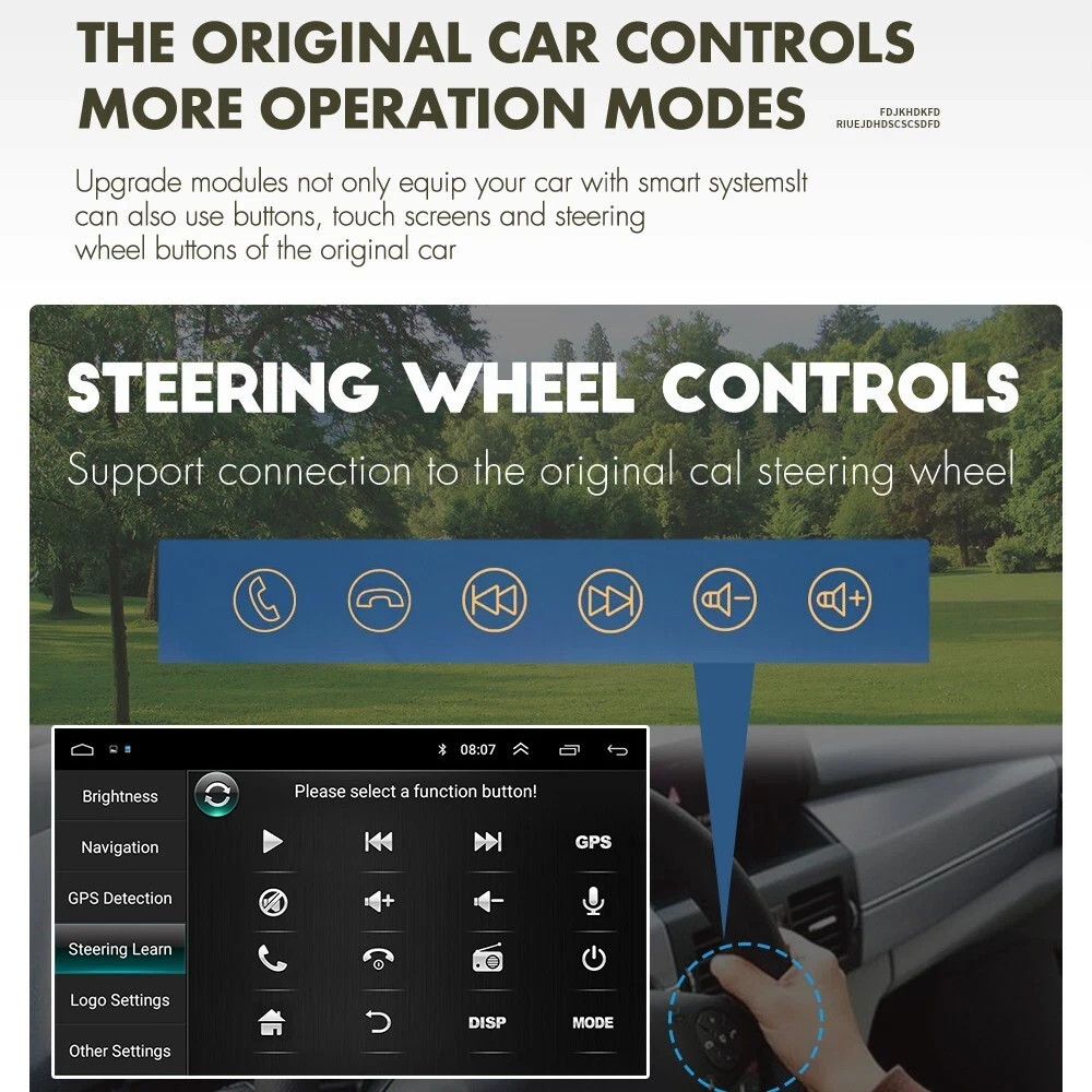 9″ Car Stereo Wireless CarPlay Android Auto GPS WiFi Touch Screen  2GB+64 GB