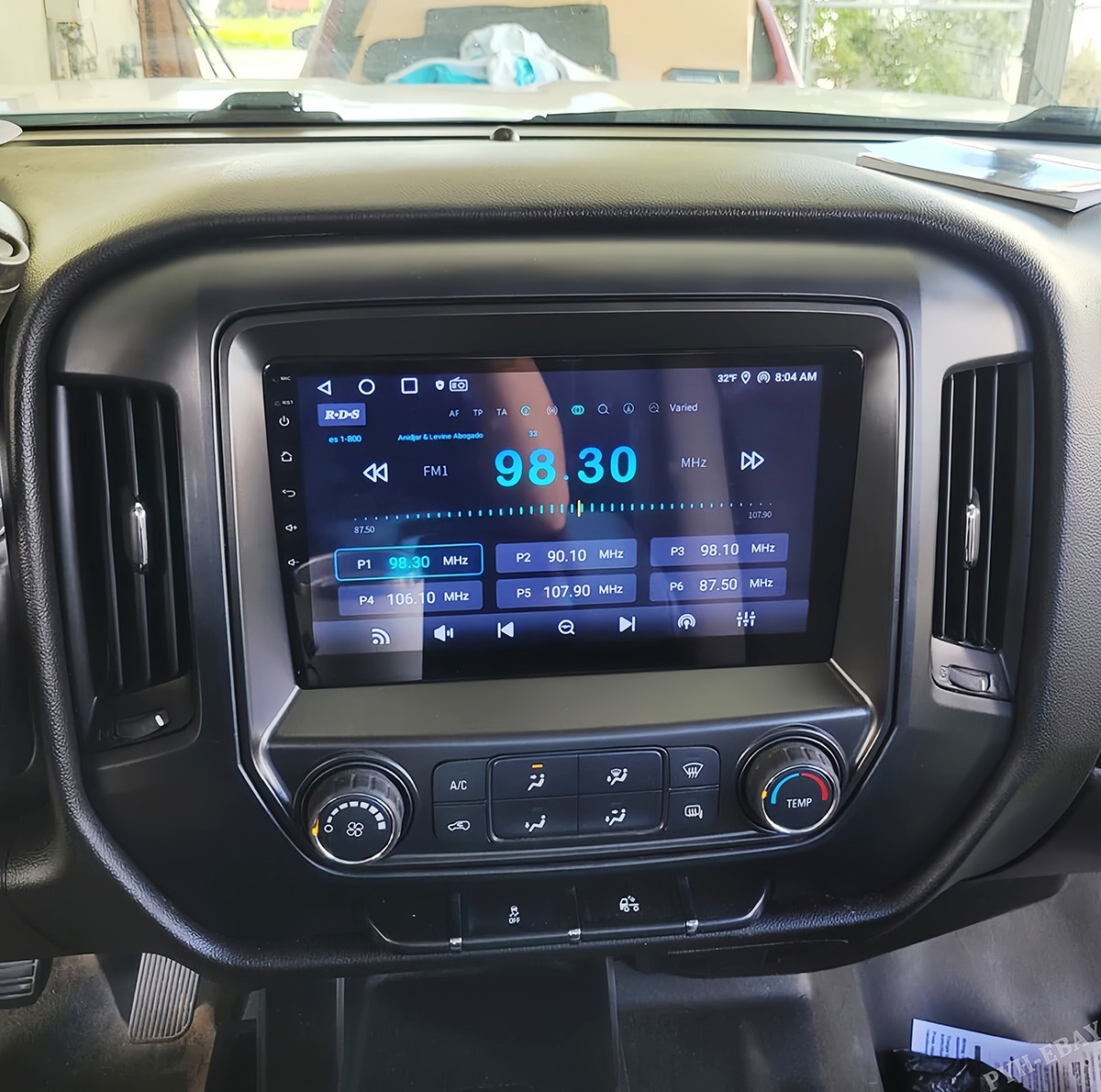 64G Screen Android 13 Car Radio GPS For Chevrolet Silverado GMC Sierra 2014-2018