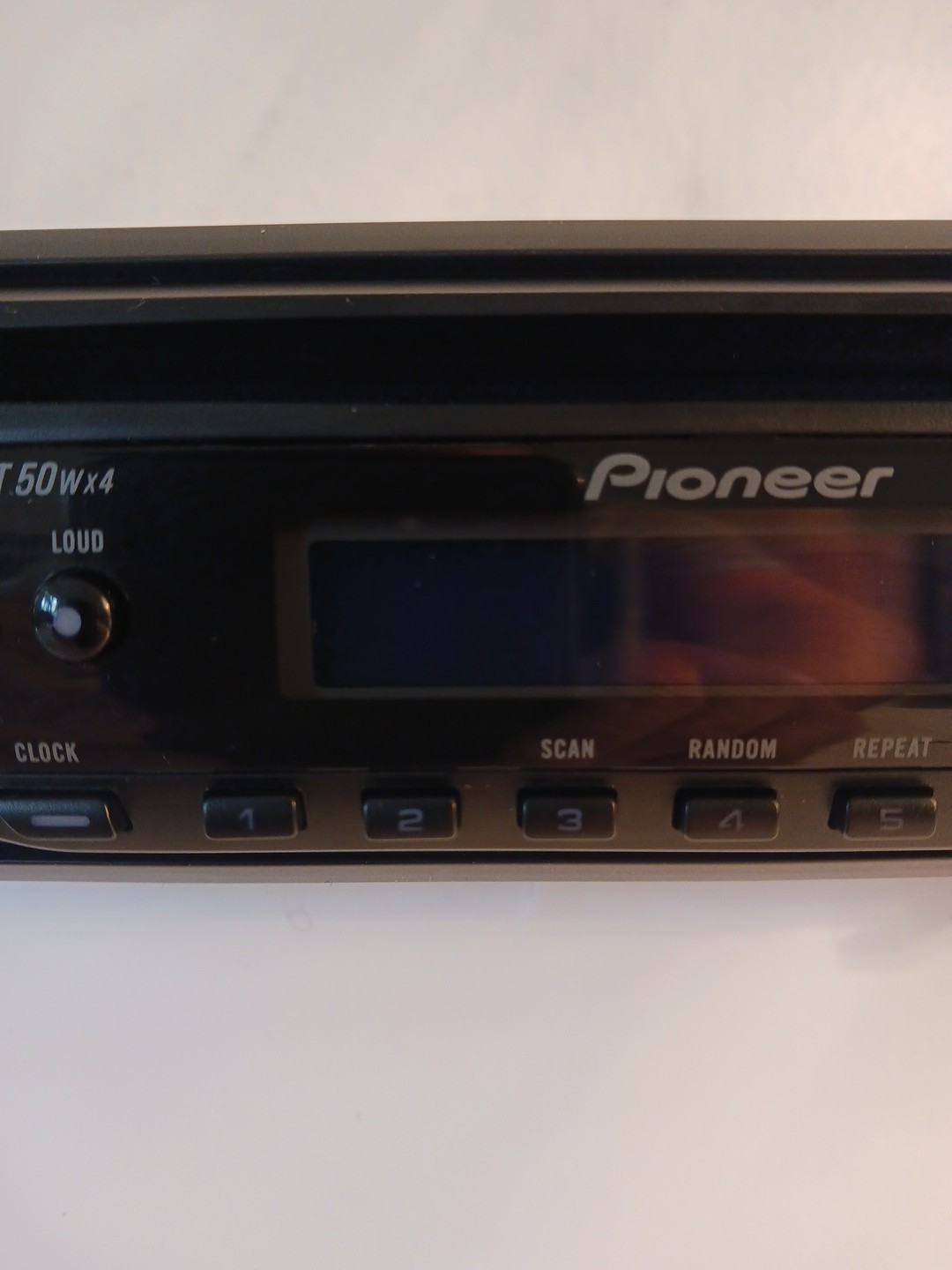 Pioneer DEH-1800 Super Tuner lll Car CD Player EQ/Mosfet 50 Wx 4 Amp/Detach Face