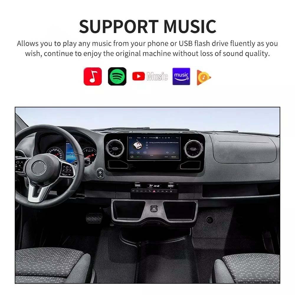 10.25 inch For Mercedes Benz Sprinter Android Car Radio GPS Screen Carplay Auto