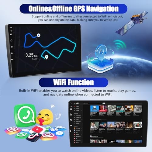 2+64G Android 13 Car Stereo for ES250 ES300 ES330 2001-2006, 2G+64G+26UI