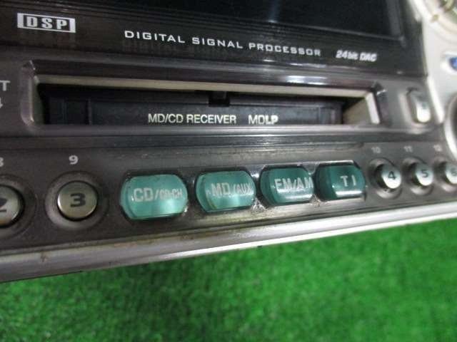 JDM TVC KW-MC35-S 2DIN CD MD Player Period Correct Retro Car Audio Japan A39865