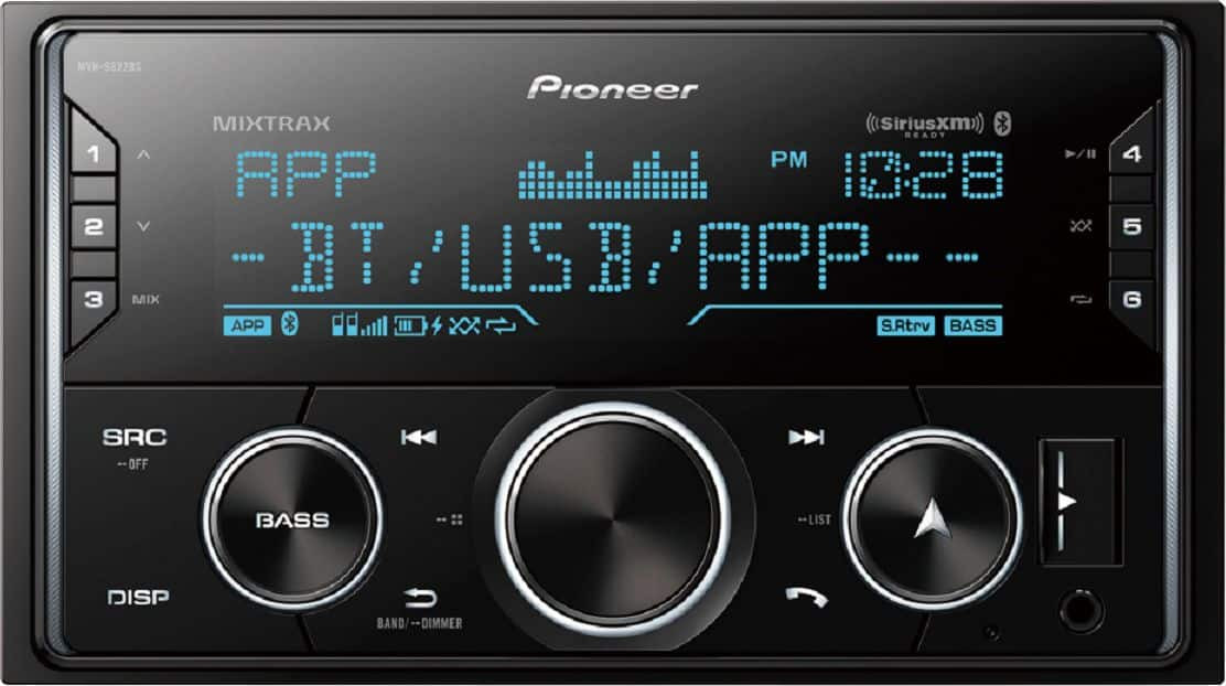 Pioneer – In-dash Bluetooth Audio Digital Media (ADM) Receiver – Black