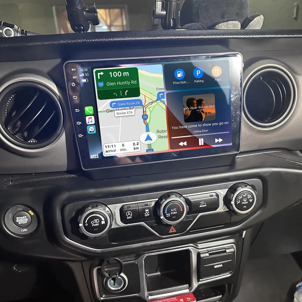 For Jeep Wrangler JL 2018-2023 Android 13 Car Stereo Radio Carplay GPS WiFi 32GB