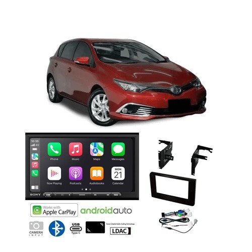 Sony XAV-AX4000 Stereo Upgrade for Toyota Corolla 2015-2018 Hatch