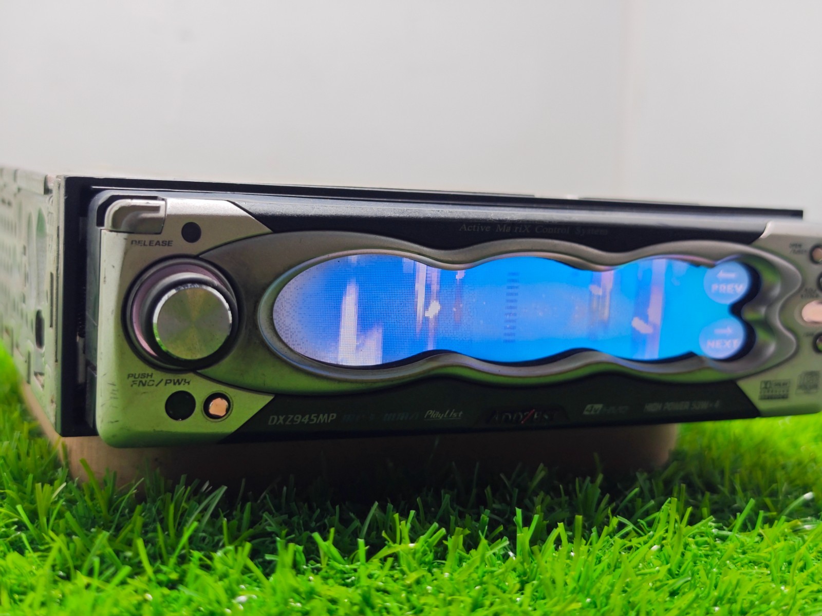 Rare Addzest DXZ945MP JDM CD MP3 Player Clarion 1DIN Head Unit Tested 4V