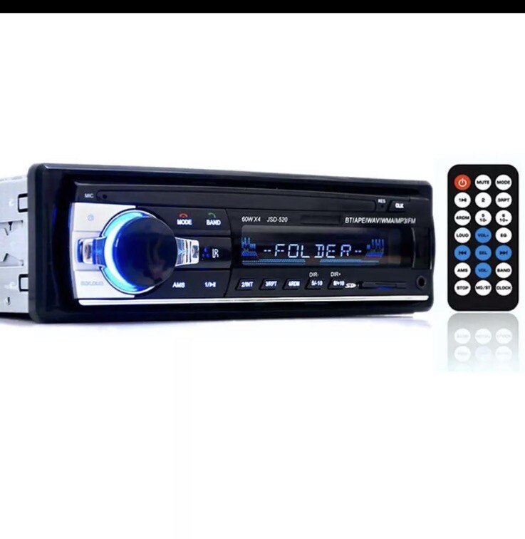 Bluetooth Car Stereo JSD-520 In-Dash FM Aux Input Receiver SD USB MP3 Player