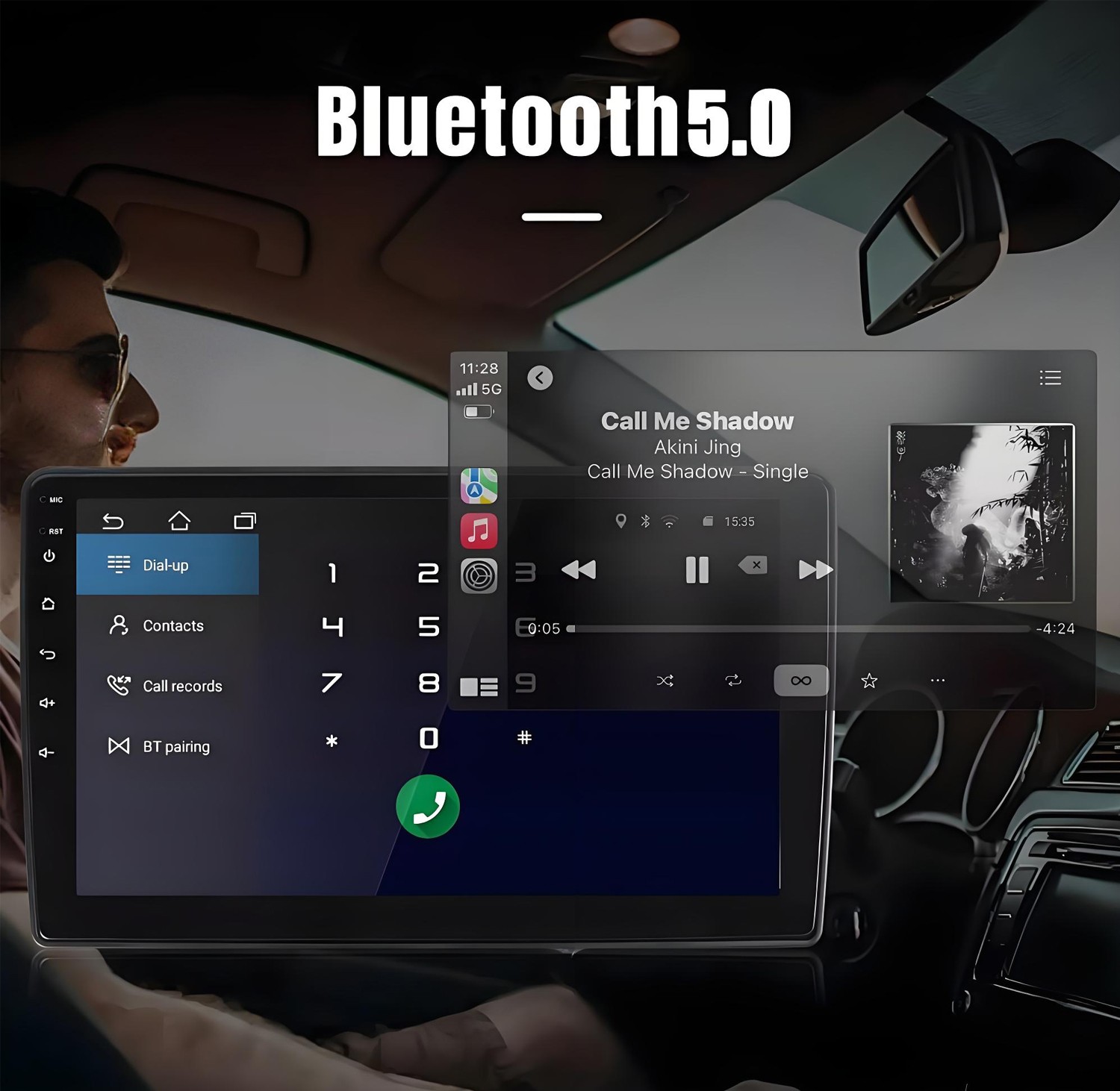 JBL Apple Carplay For Toyota Tacoma 2005-2013 Android Car Stereo Radio Head Unit