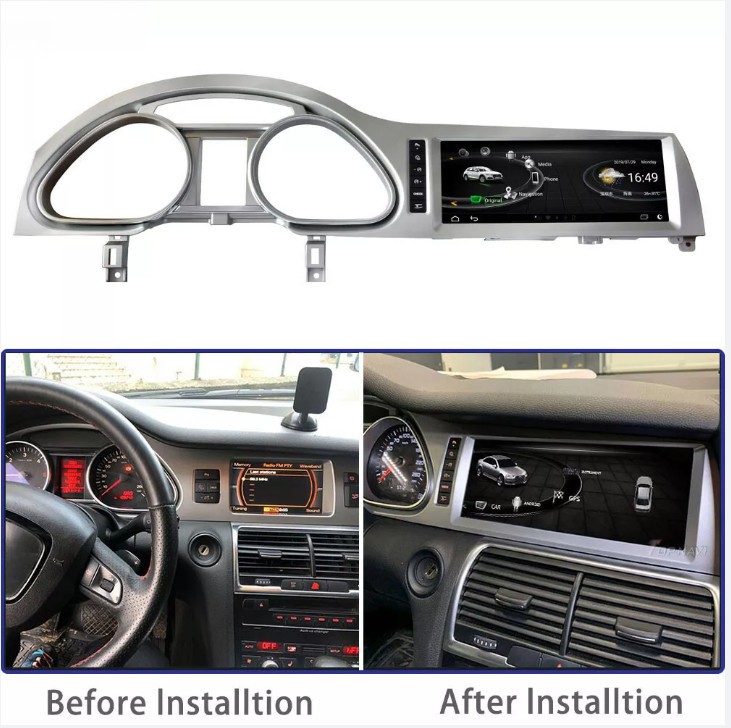 10.25″ For Audi Q7 2005-2015 Android Car Stereo Radio Carplay GPS Head Unit 64G