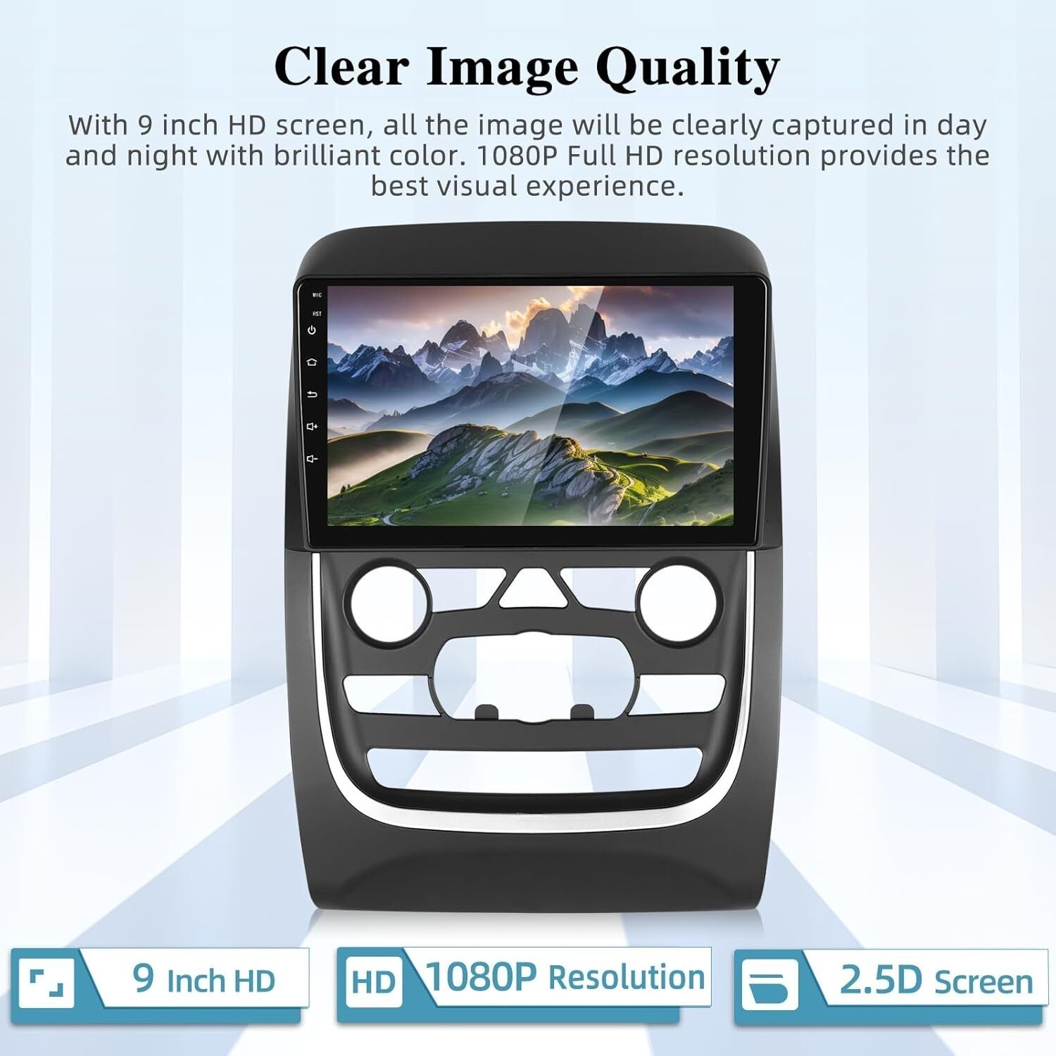 9″ 64GB Android13 Car Stereo Radio CarPlay GPS Navi For Dodge Durango 2014-2020